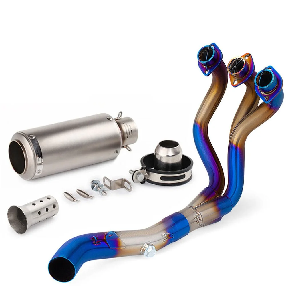 Slip For Yamaha MT-09 FZ09 2014-20 Whole System Exhaust Header Pipe Tail Muffler Exhaust Systems Exhausts Pipes