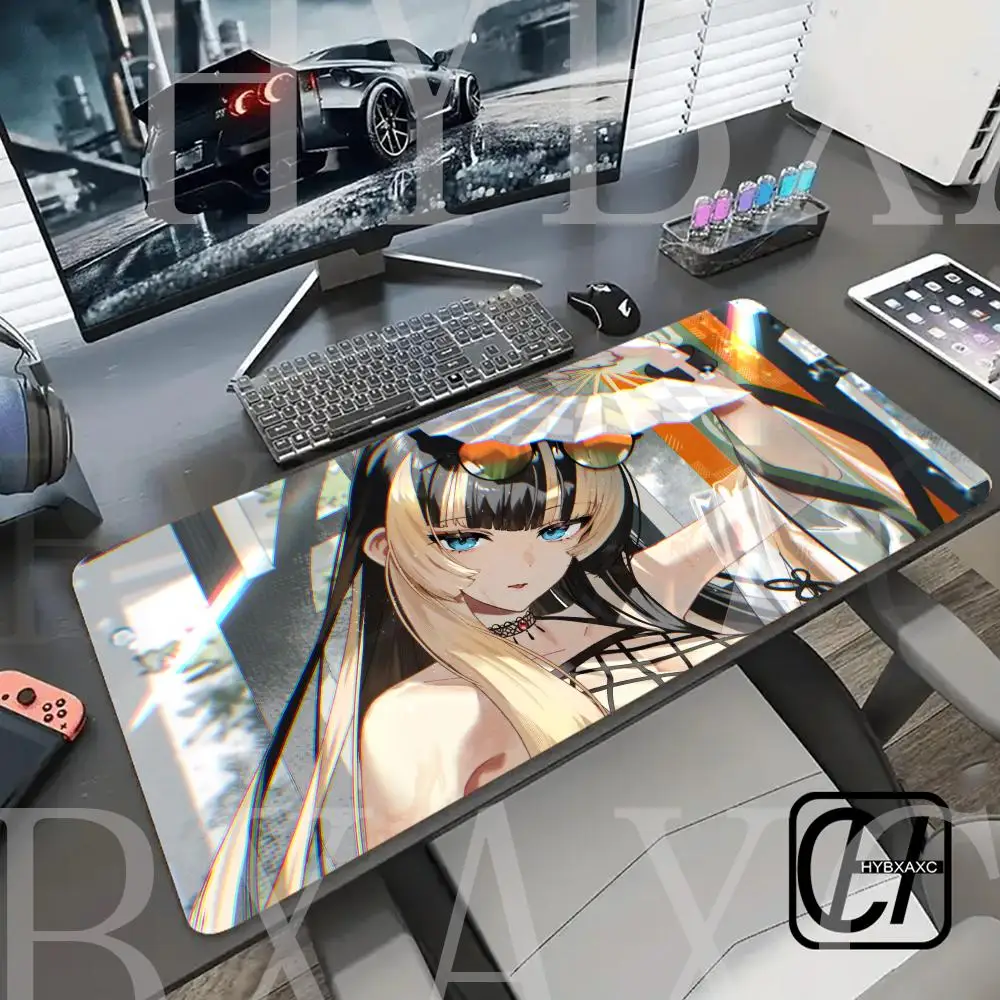 

Virutal Idol MousePad Laptop Kawaii Hololive Juufuutei Raden Keyboard Pad PC HYBXAXC Accessories Desktop Mat Anime Girl Mousepad