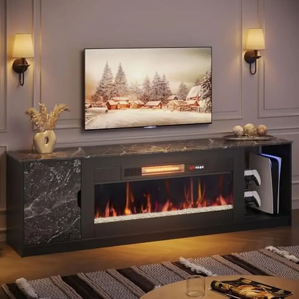 Modern Fireplace TV Stand 70