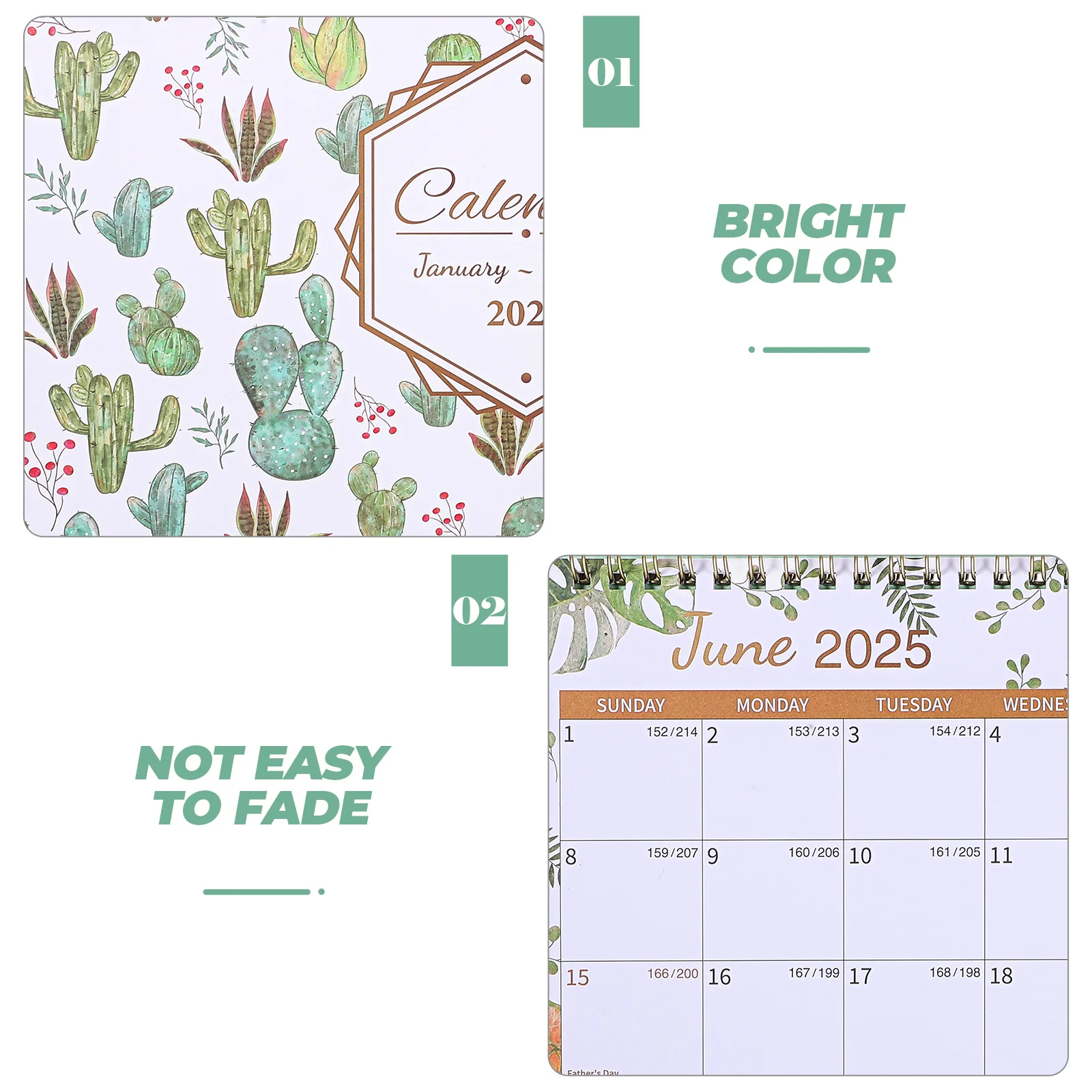 Small Desk Calendar 2025 Standing Flip Calendar Desktop Calendar Monthly Calendar For Planning In Office Home And School