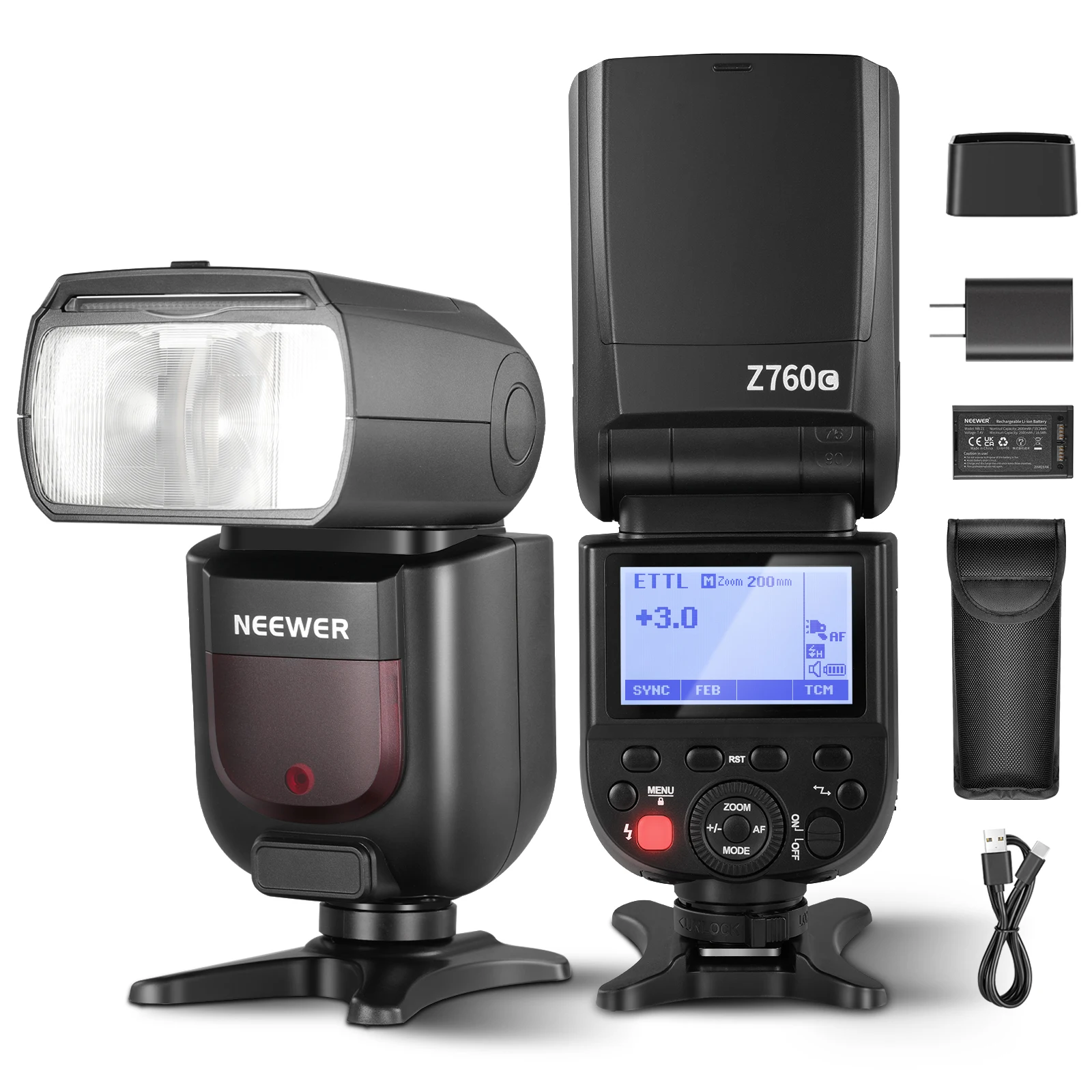 NEEWER Z760 76Ws TTL Flash for Canon Nikon Sony