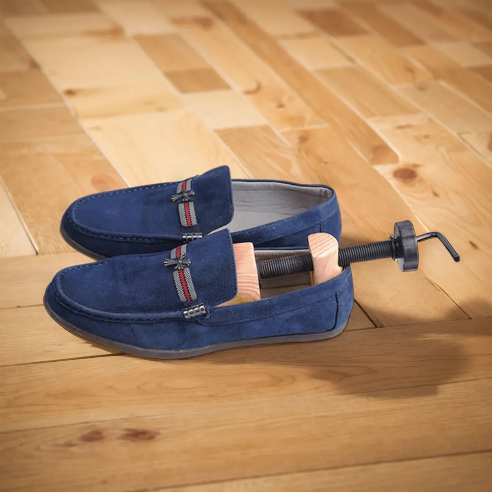 Barella per scarpe in legno Lunghezza regolabile Larghezza Alberi per scarpe Scarpe Shaper Rack Estensore per scarpe professionale per uomo Donna