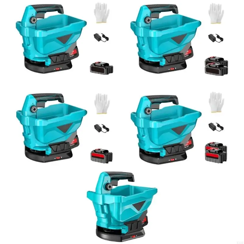 6 Speed Electric Spreader Wireless Multi Angled Adjustable Sowing Machine Multifunctional Garden Electric Tool KXRE