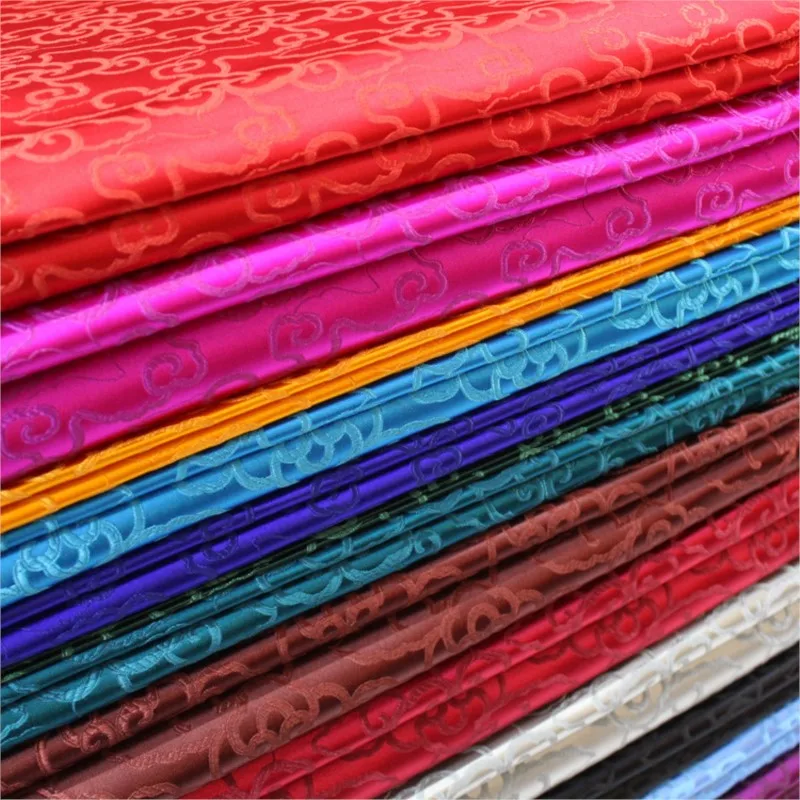 

Chinese-style robes film and television silk fabric decorative throw pillows brocade