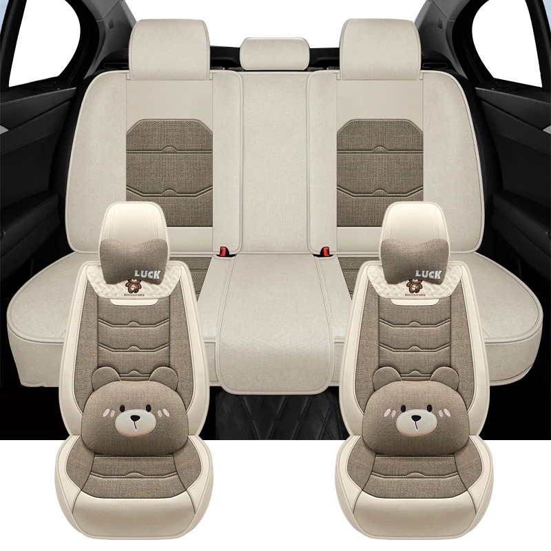 Universal Car Seat Covers For Renault Duster Captur Megane 3 4 Arkana Kadjar Fluence Logan Talisman Auto Interior Accessories
