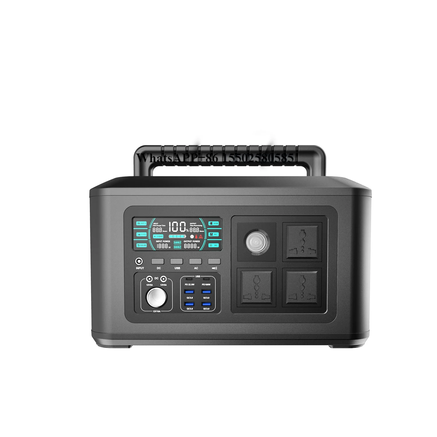 

1024Wh AC / DC / Type-C / USB Output Pure Sine Wave Portable Energy Storage Power Supply LiFePO4 Battery