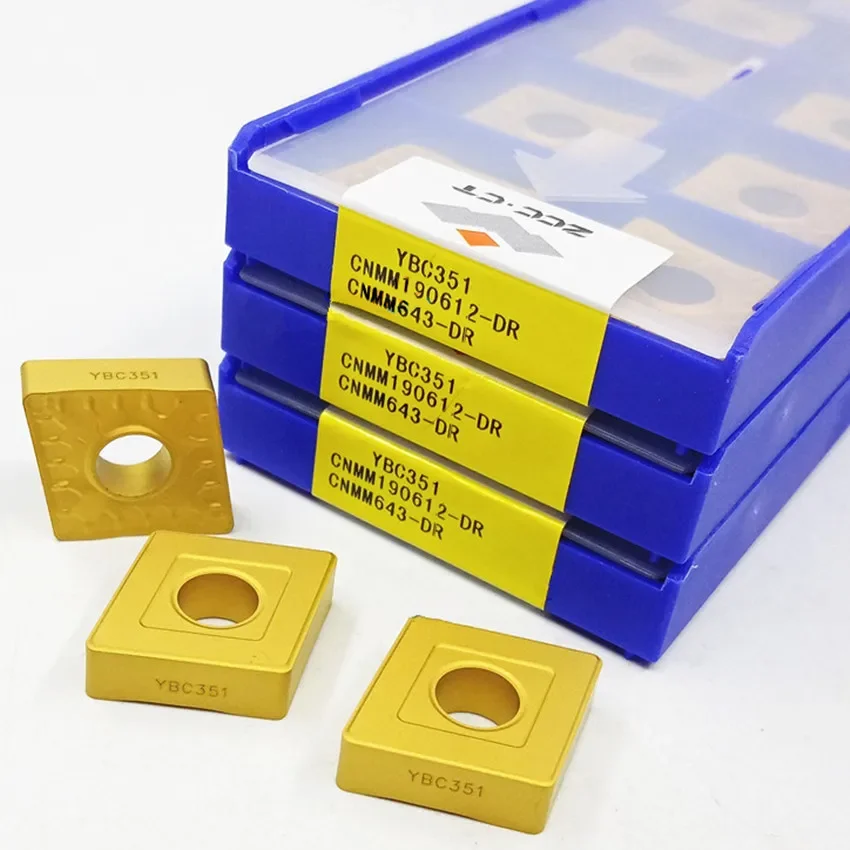 

CNMM190612-DR YBC351/CNMM190616-DR YBC152/CNMM190624-DR YBC252/CNMM190624-DR YBC351 ZCC.CT CNC blade carbide turning inserts