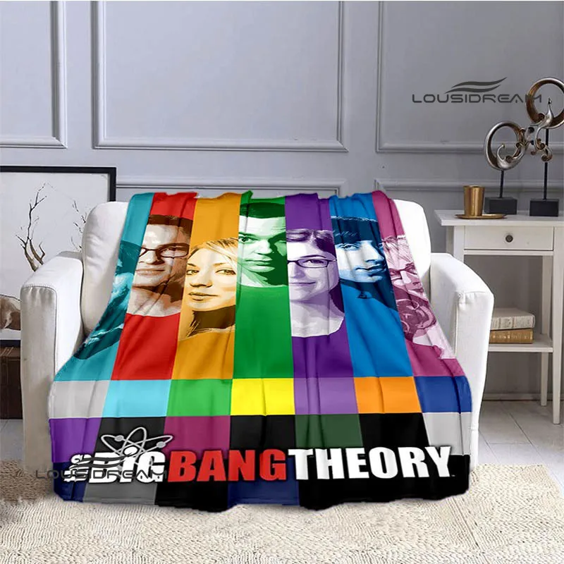 The Big Bang Theory printed blanket picnic blanket flannel soft and comfortable home travel blanket birthday gift bed blanket