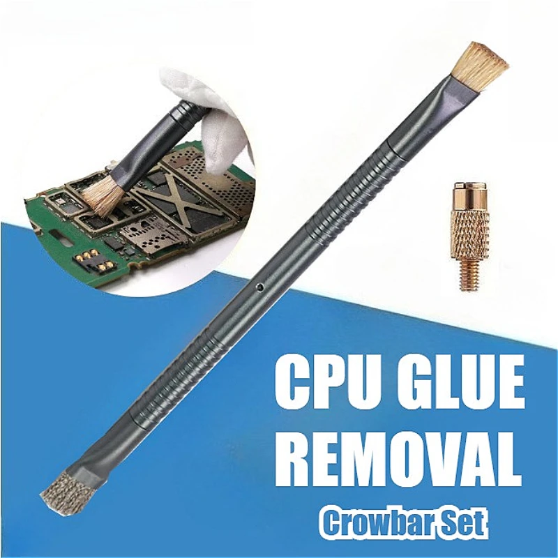 Cell Phone IC BGA CPU Pry Scraper Tool Set Multi Blades Dust Brushes For Motherboard Glue Removing Maintenance Hand Kit