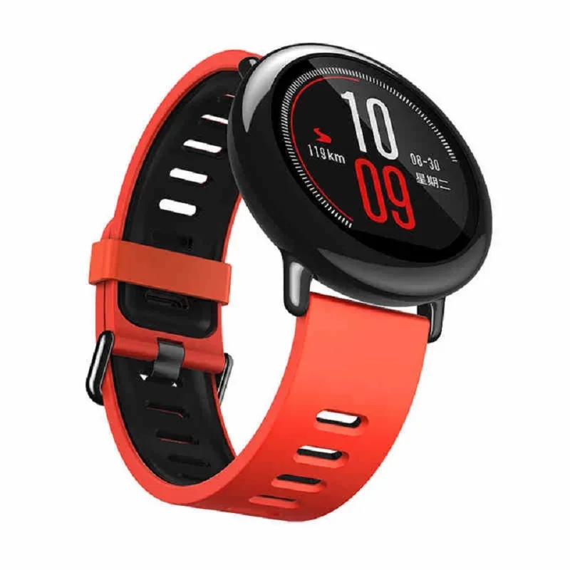 Correa de silicona para reloj Huami Amazfit Pace /Stratos 3 2 2S, repuesto de pulsera deportiva de 22mm, colores duales