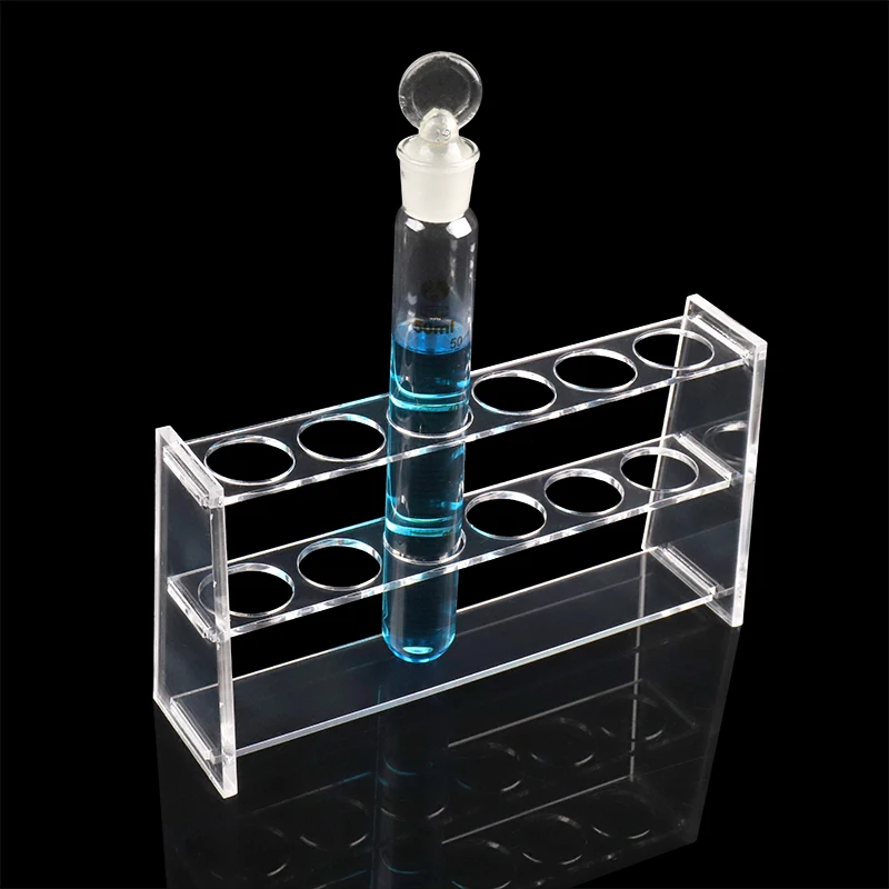 Lab  Organic glass colorimetric tube rack Glass ​Centrifuge Tube Colorimetric Rack Stands Acrylic Laboratory Test Container
