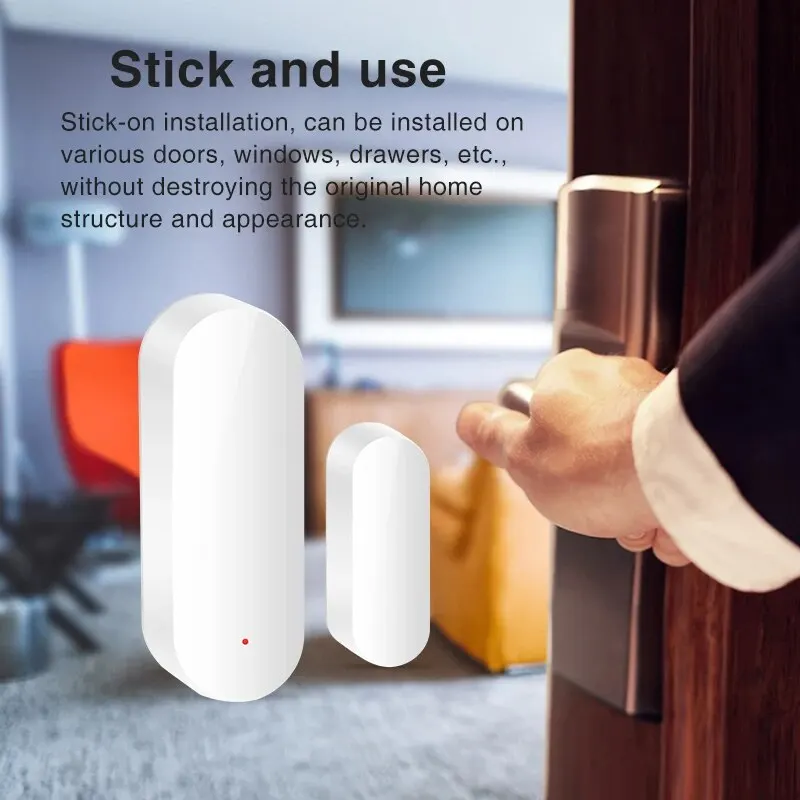 Zigbee Smart Door Window Sensor Smart Home Open/Closed Detectors EWeLink App Control Security Alarm Work With Alexa Google Home