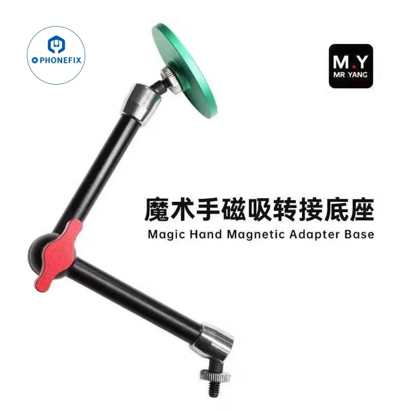 2026 M.Y Ultra-Stable Magnetic Phone Holder 360° Adjustable Vacuum Magic Hand Magnetic Adapter Base For Phones Live Streaming