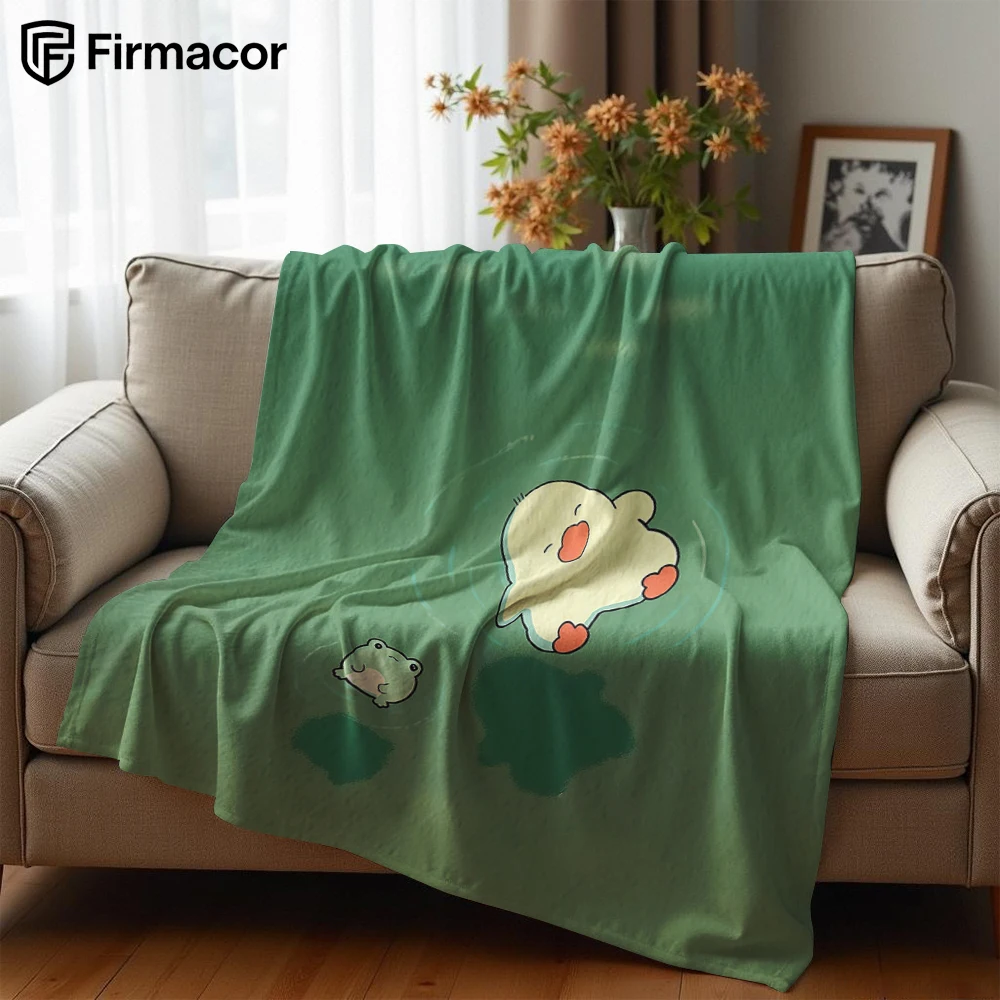 Turquoise Pals Ultra Soft Sherpa Fleece Blanket Fluffy Warm Halloween Cozy Throw for Sofa Couch Bedroom Gift All season