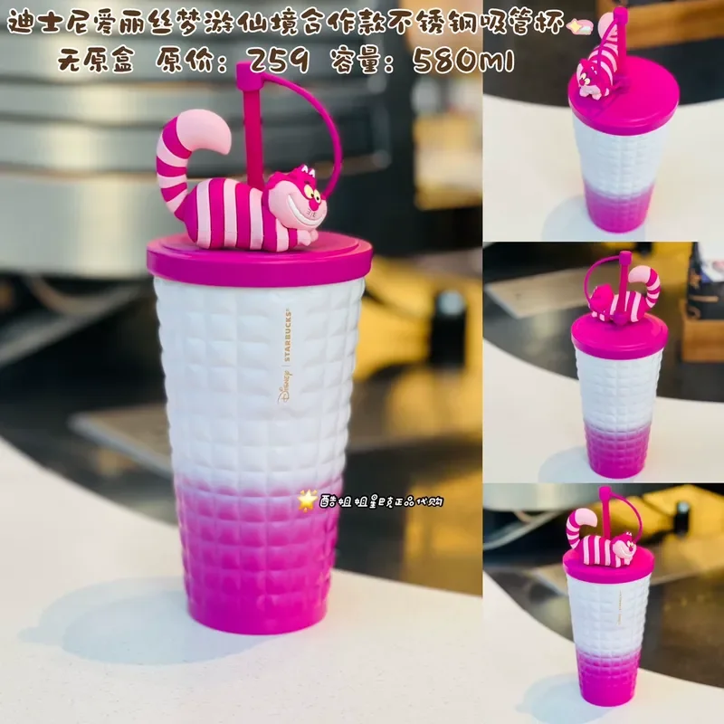 

Star Coffee Cup Diamond Patterned Straw Frappuccino Cup Black And White Moonlight Gift Girlfriend Gift 304 Stainless Steel