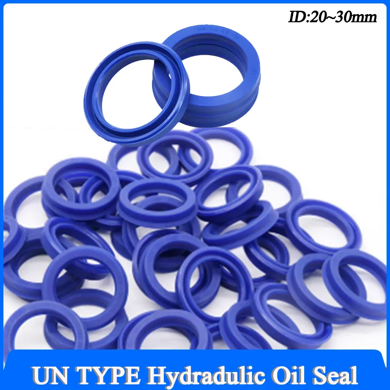 

Dust & Fluid Proof PU Hydraulic U-Cup Seals, UN Type Single Lip 20-30mm ID for Piston Rod & Shaft 5-PC BlueGaskets UN Oil Seal