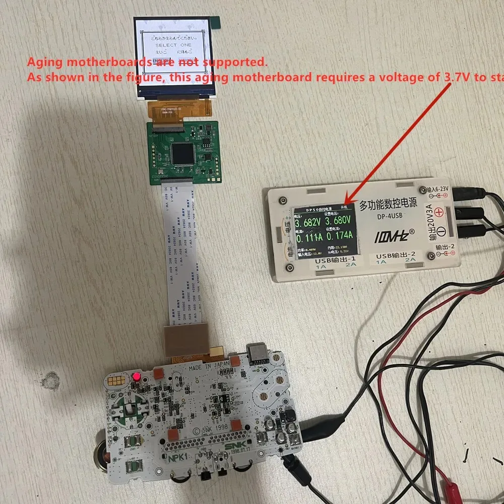 2.6 Inch Original Size High Brightness IPS LCD Screen For Neo Geo Pocket NGP, Easy Installation Replacement Display view 5