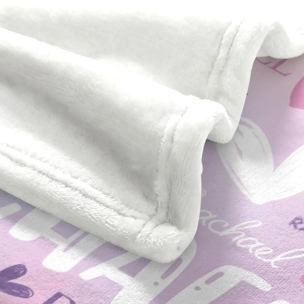 Anime Girl Samurai Throw Soft Flannel Blanket Warm Knee Skin-Friendly Throw for Sofa Office Bed Traveling Winter Oversize