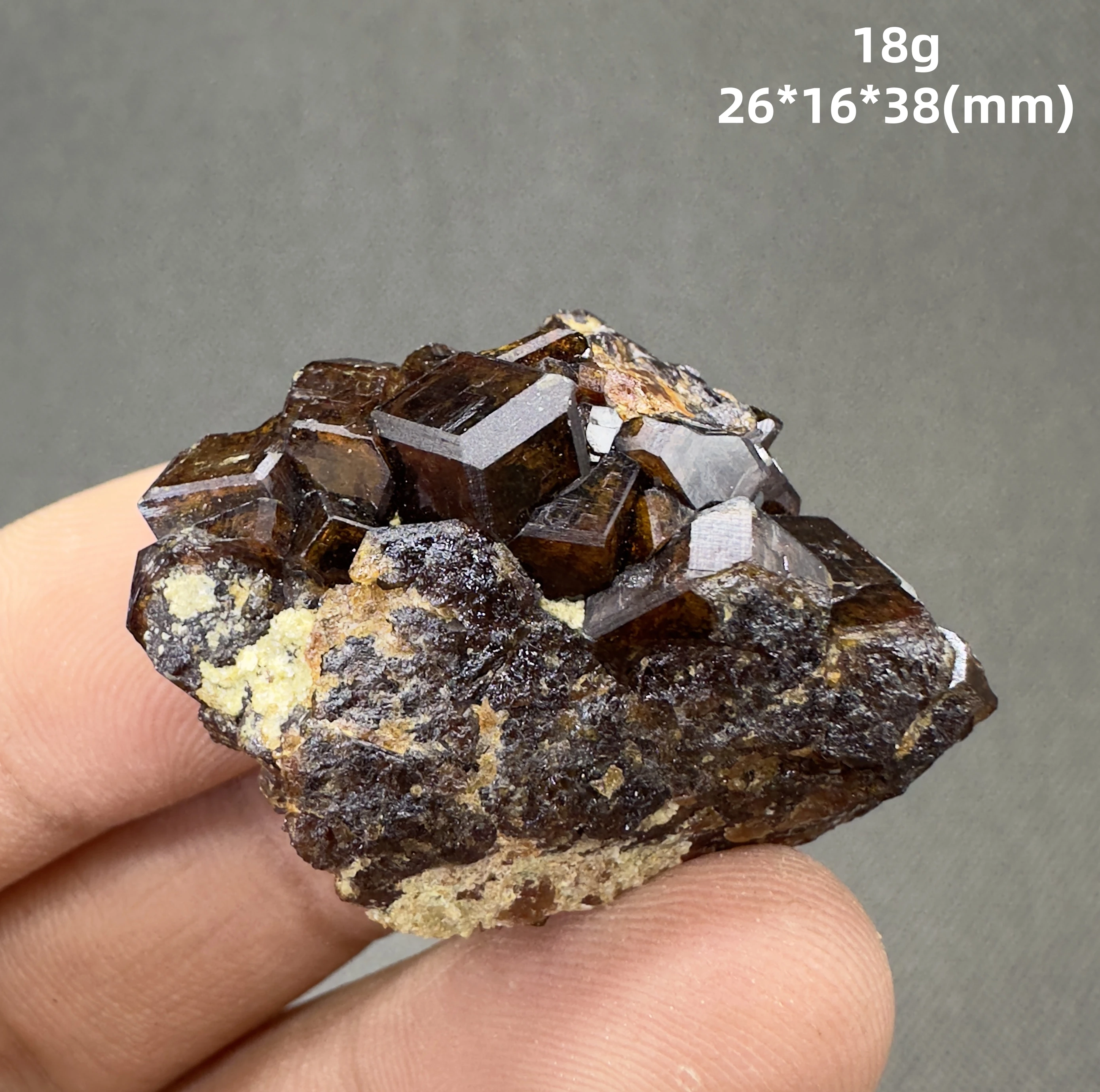 New! Natural Inner Mongolia Garnet mineral specimens + healing quartz crystals and stones rock gemstone - Image 3