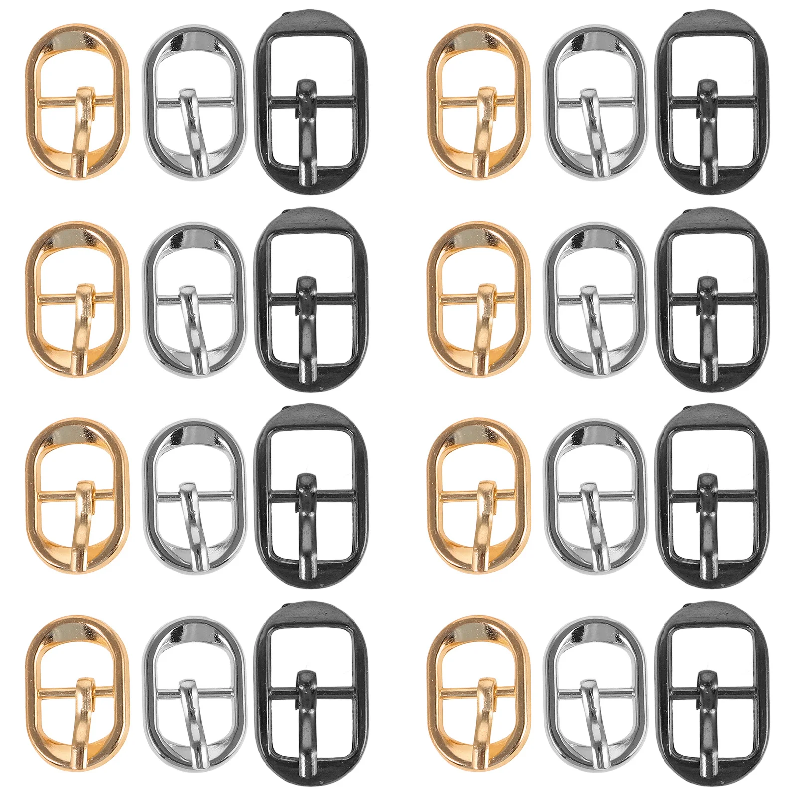 30 قطعة حزام معدني ذو شق واحد حزام مربع عتيق لتقوم بها بنفسك إكسسوارات الملابس حزام الأسطوانة أبازيم حزام صغير عملي