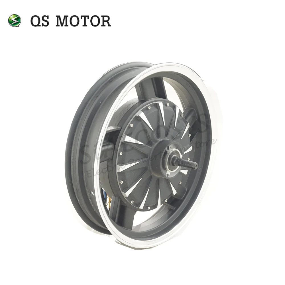 QS Motor 17*3.5inch 2kW 260 35H V1 BLDC Electric Scooter Motorcycle In Wheel Hub Motor New Update