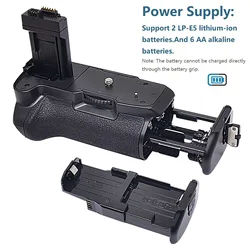 1Pc BG-E5 For Canon Camera Vertical Battery Grip Holder For Canon EOS 450D 500D 1000D Camera Accessory BG-E5 Battery Handle Grip