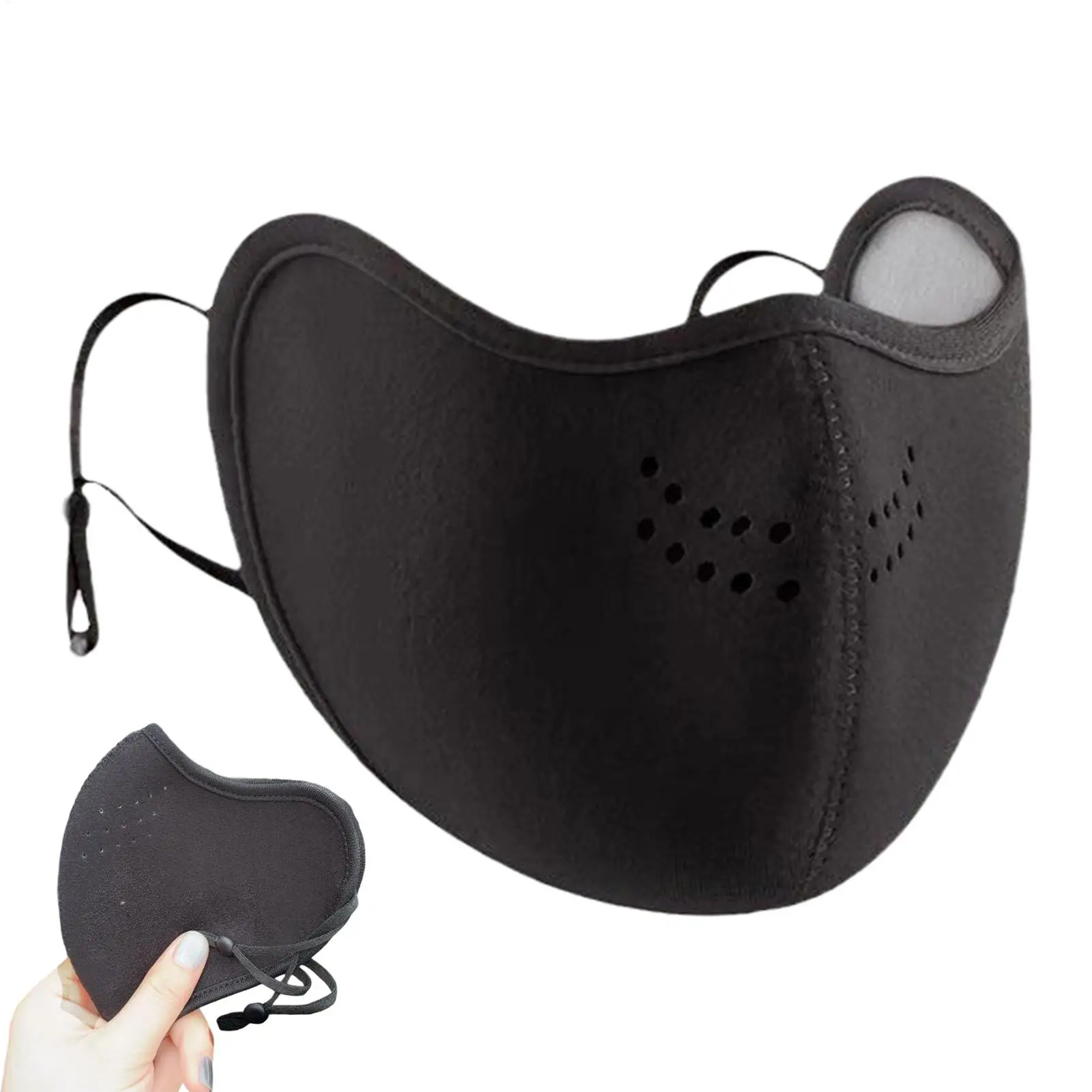 

Face Cover For Cold Weather Windproof Breathable Thermal Women Skiing Half Face Cover For Men Women Outdoor Sports Motorcycle