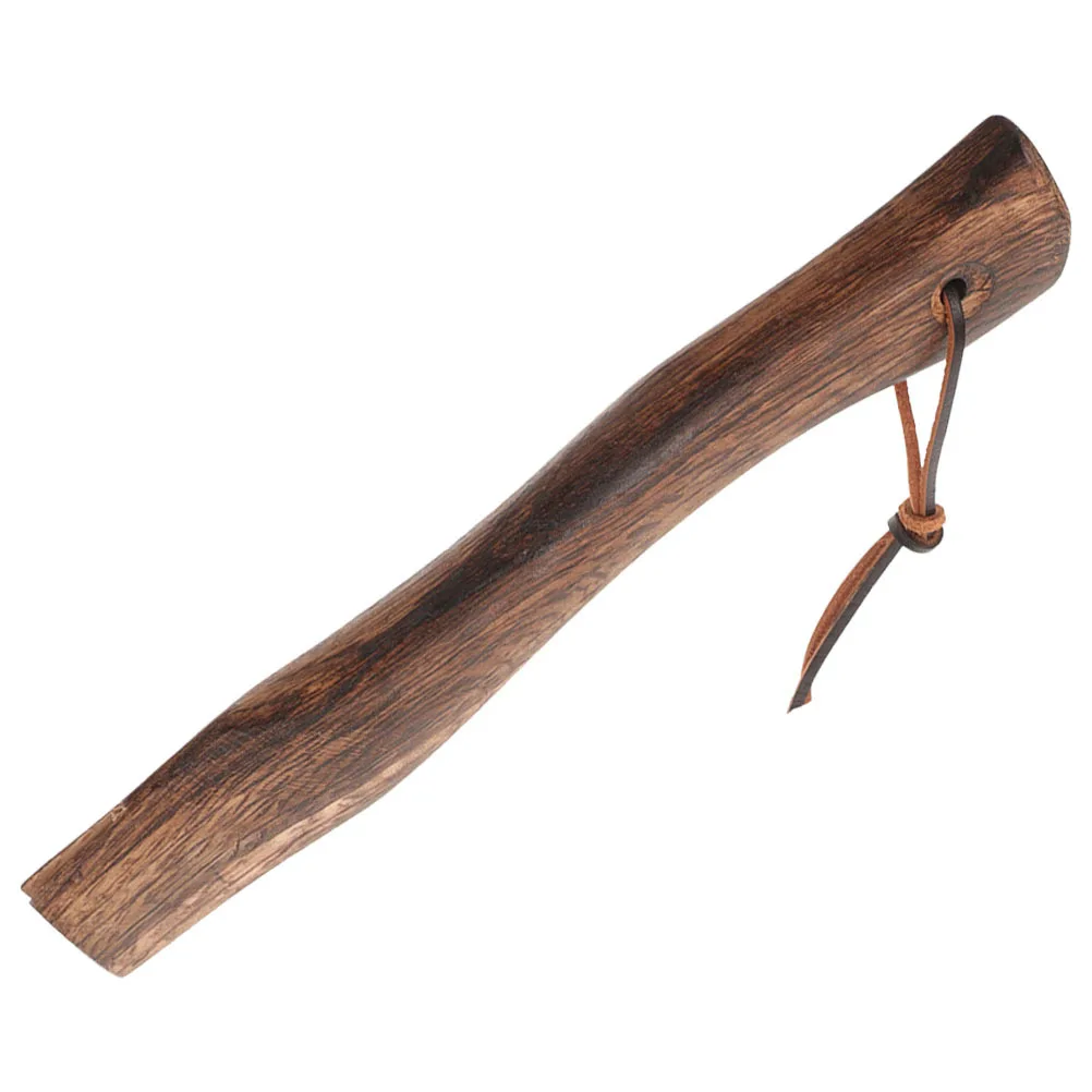 مقبض فأس خشبي قوي تصميم مريح لا نتوءات آمنة للاستخدام المريح لمختلف محاور الفتحات مقبض خشبي مقابض الفأس #4