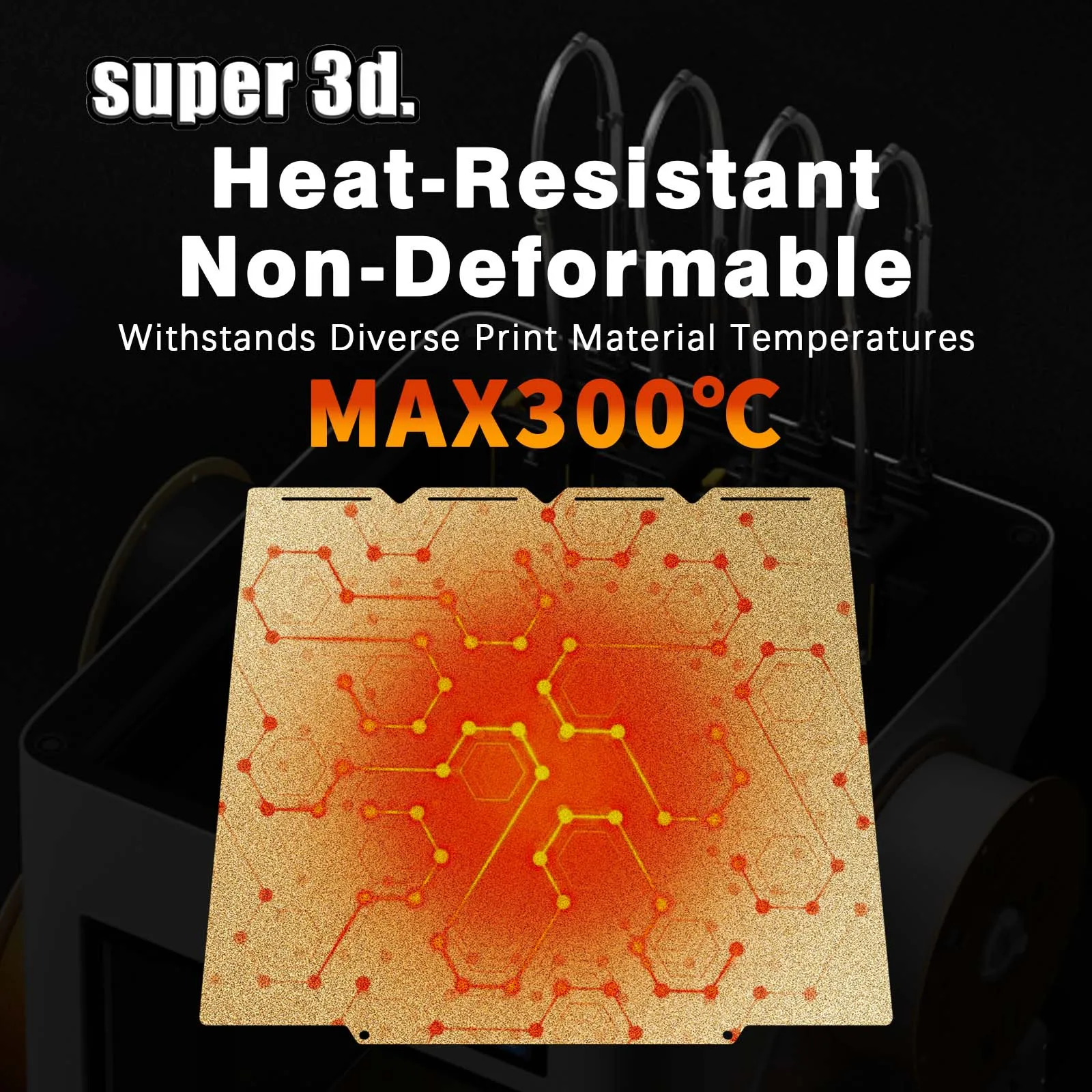 

PEI Textured Plate Upgraded Build Plate Double-sided Printing 276x293mm Steel Sheet 3D Printer Parts For Snapmaker U1 3D Printer