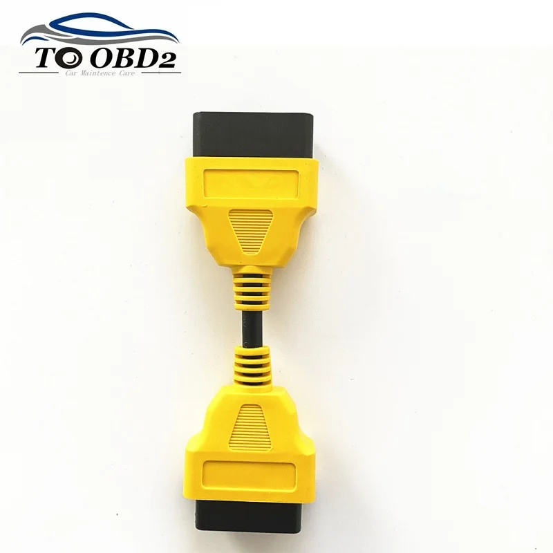 Newest 13CM OBD2 16Pin Extension Cable 6 Colors 16 Pin Male to Female OBDII OBD2 Extension Cable For ELM327 Connector adapter