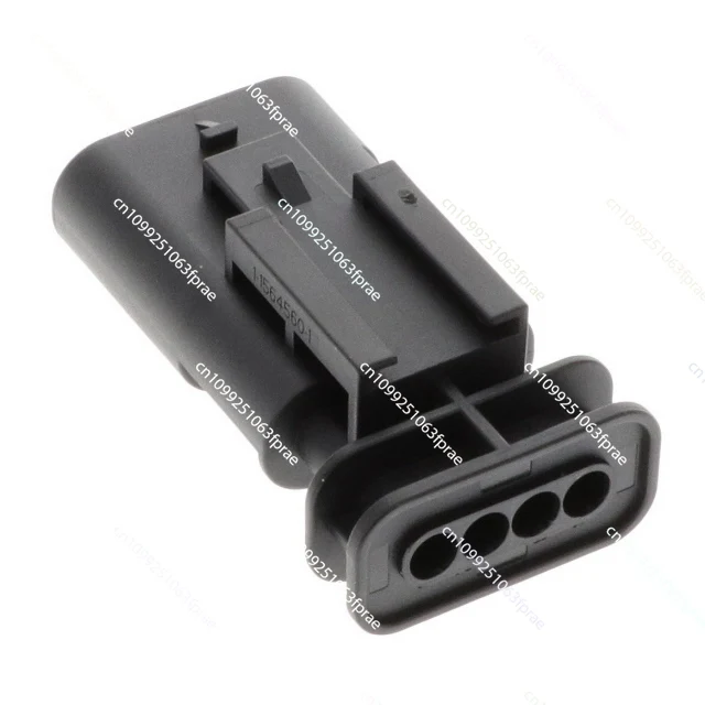 

4 Rectangular Connector - Housing Plug Black 1-1564559-1