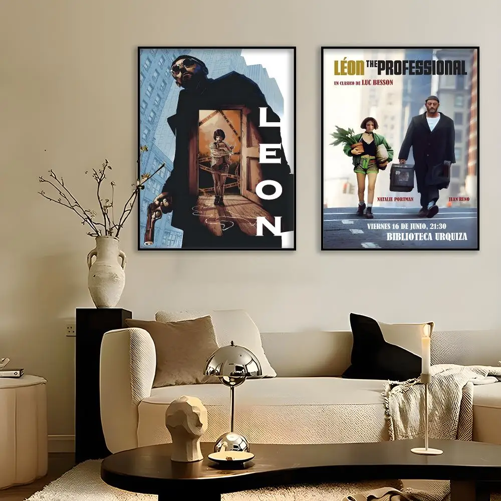 Movie Action Leon Professional Poster Modern Minimalism Aesthetic Art Prints Bedroom Kitchen Home Decor Art Poster Gifts