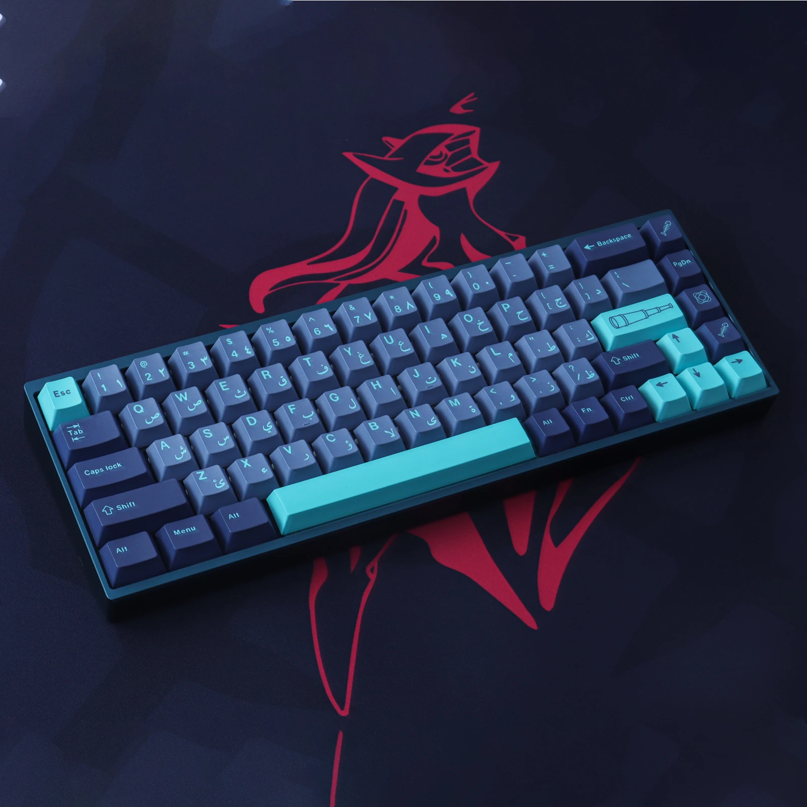 GMK Arabian Sea Keycap, 134 Keys PBT Keycaps Cherry Profile DYE-SUB Personalized GMK Keycaps For Mechanical Keyboard