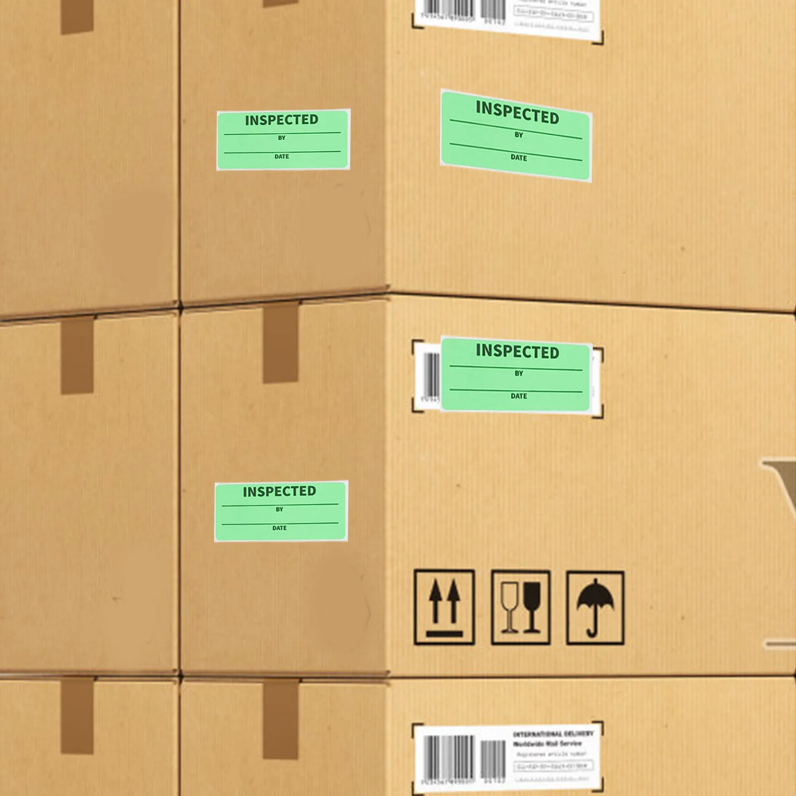 Inventory Control Label Adhesive Labels for Organizing Music Sticker Management Stickers Pvc Small