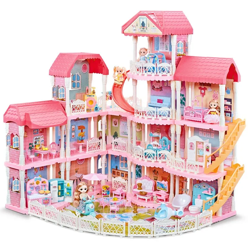 

Yy Children's Day Toy Play House Little Girl Princess Castle House Gift