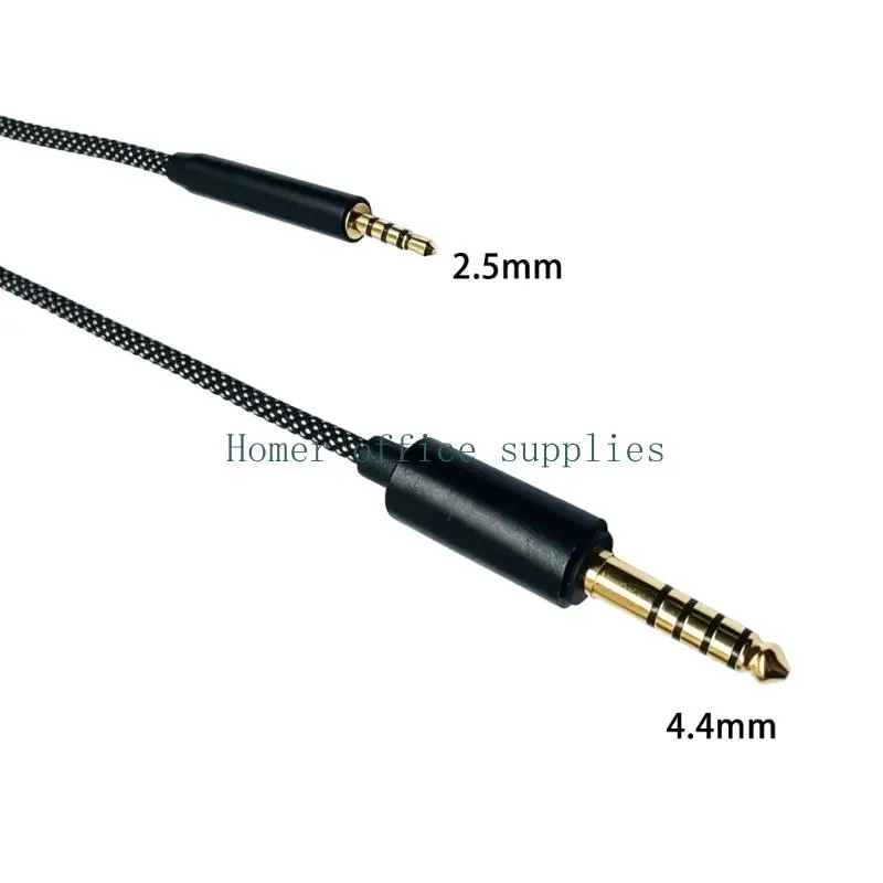K43B Detachable Headphone Cord with 4.4Mm Balanced Source Plug, for Home Listening, Desk Use, for AE27 NC700 Wire Headphones