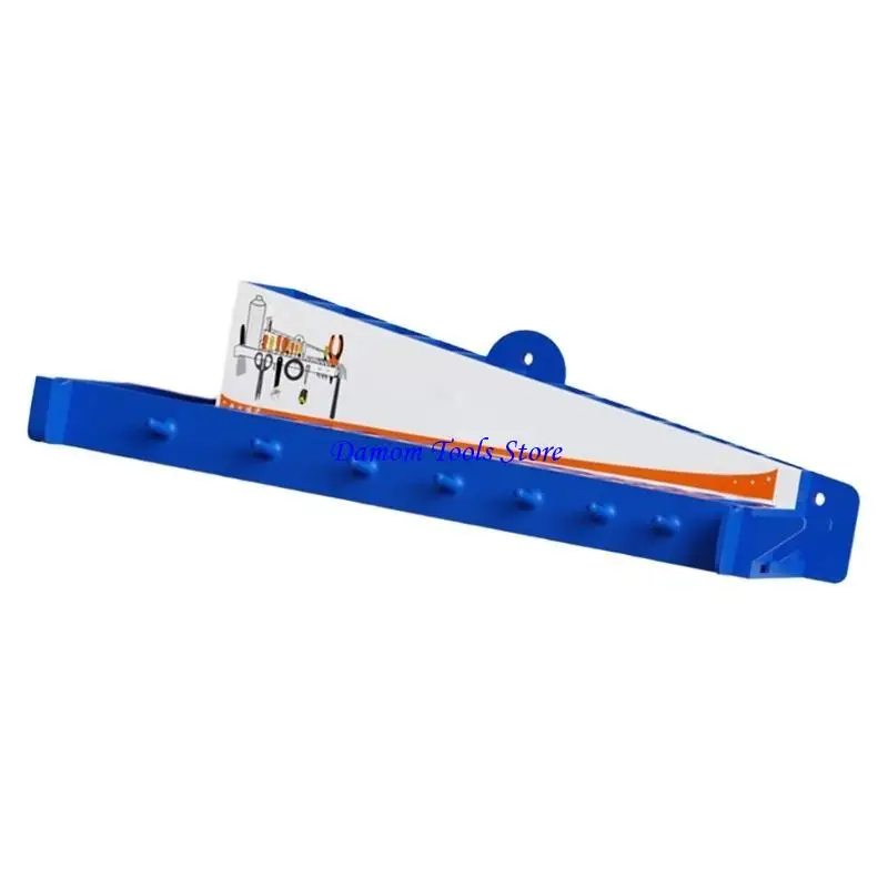 57BE Screwdriver Wall Mounted Pliers Holder Screwdriver Stand Space Saving Wrench Rack For Workshop Garage Home