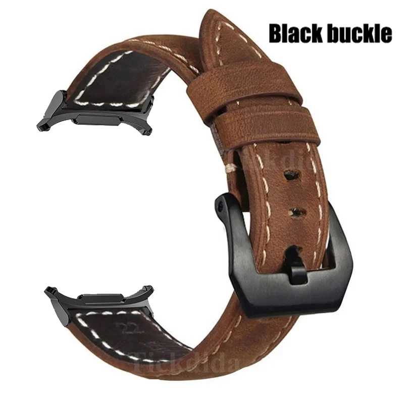 High Quality Genuine Leather Strap for Samsung Galaxy Watch Ultra Band Vintage Frosted Strap for Watch 7 Ultra 47mm Accessories