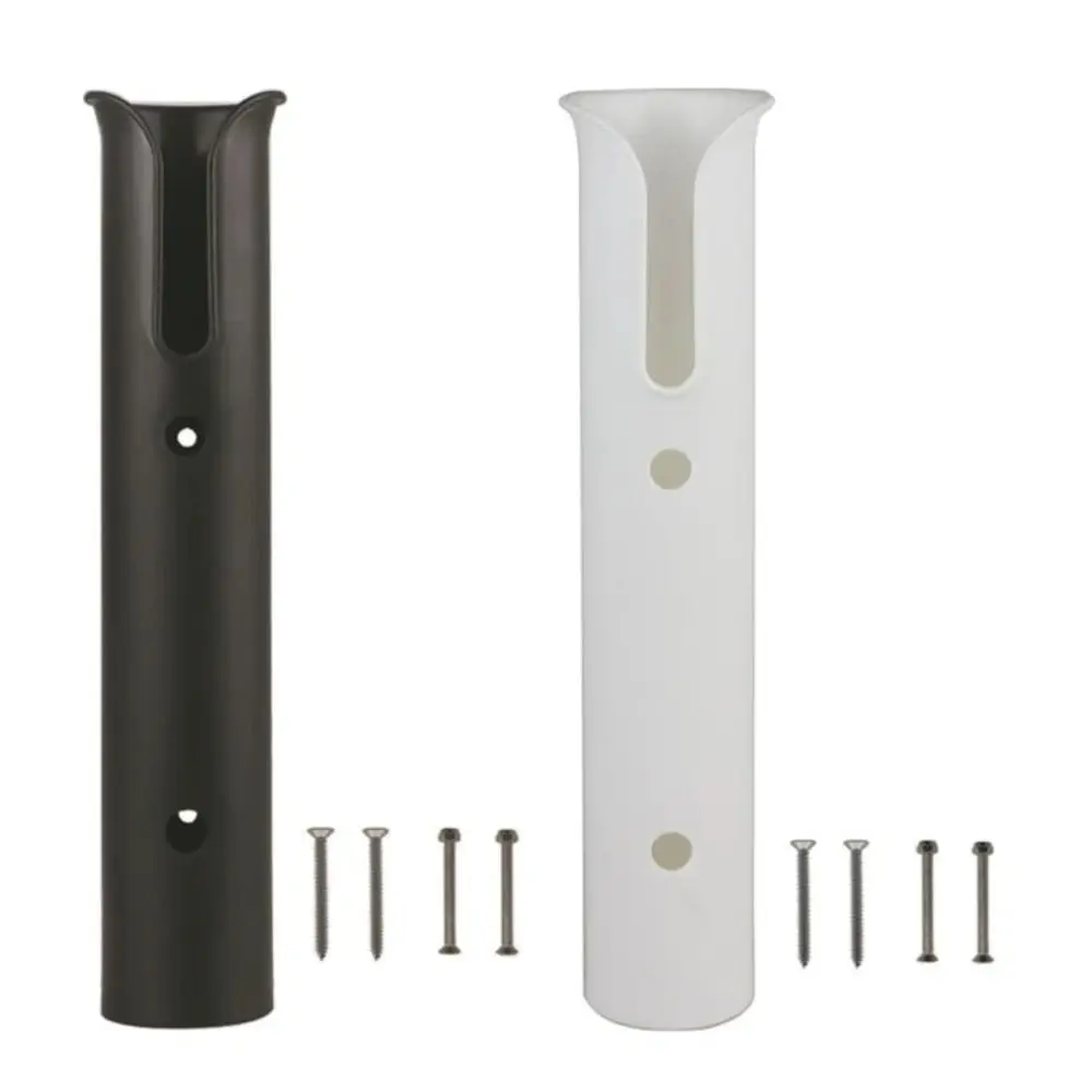 

Fish Tackle Side Mount Fishing Rod Rack Portable Lightweight Fishing Pole Holders Durable with Screw Pole Tube Bracket Marine