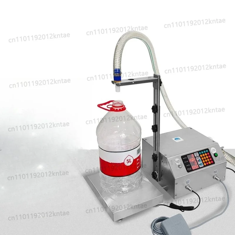 High-speed weighing and dispensing machine for automated filling of edible oil and laundry detergent into cans