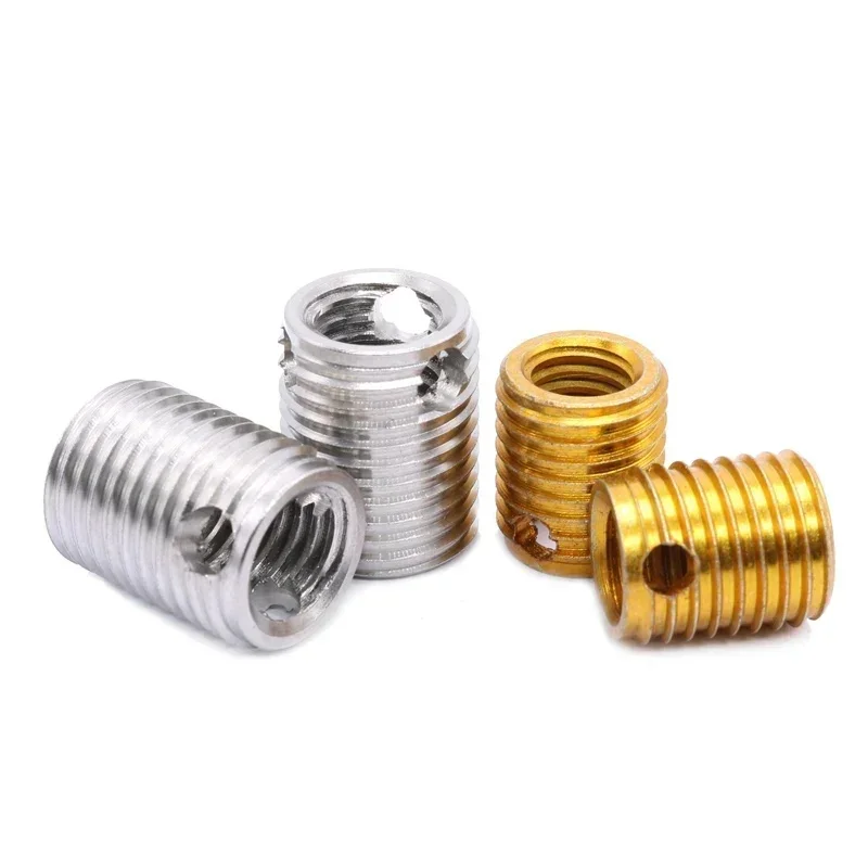 Galvanized Carbon Steel/ Stainless Steel Thread Repair Triple-Hole Insert  Self-tapping BushingM3 M4 M5 M6 M8 M10 M12 M14 M16