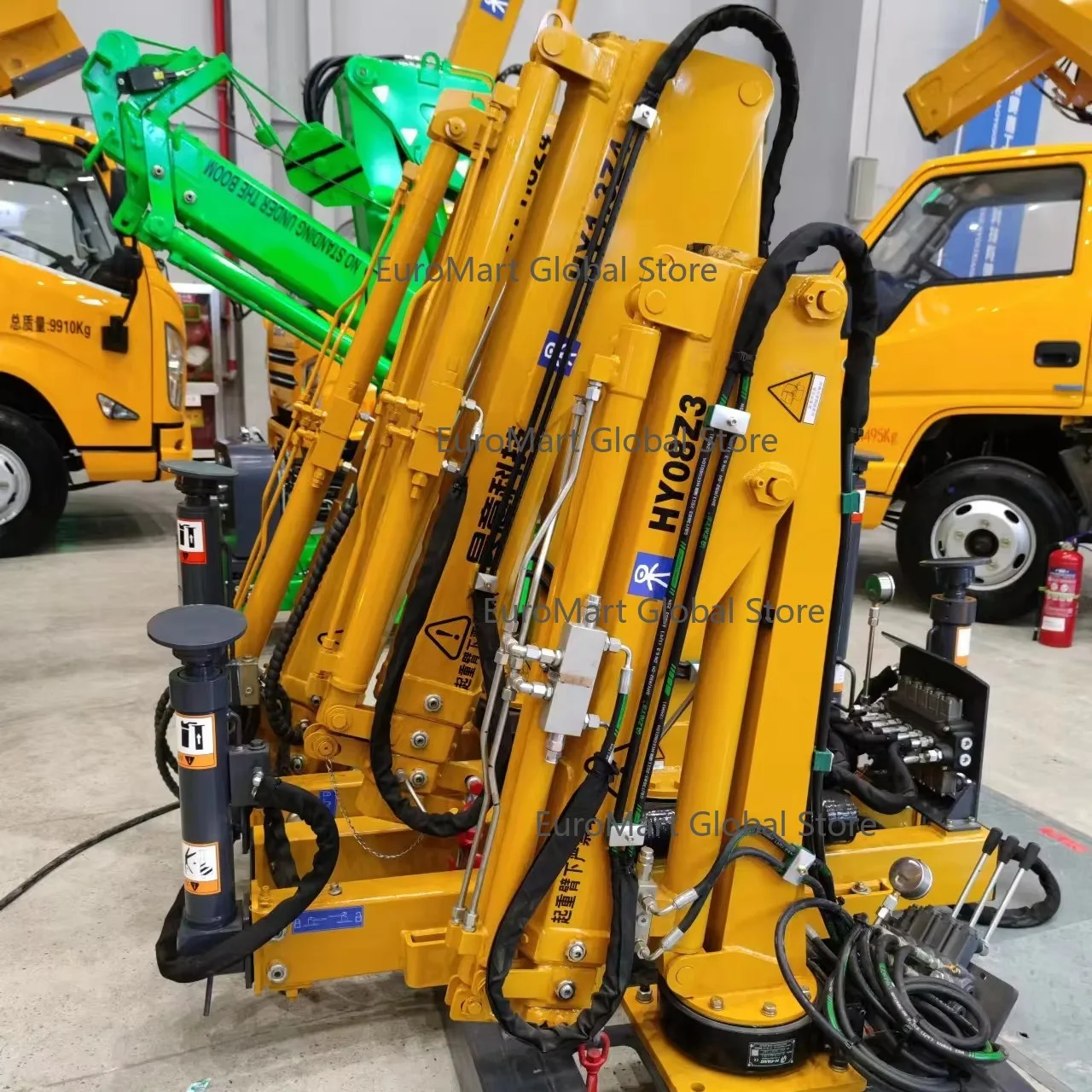 Mini Small Folding Arm Crane Pickup Truck Articulated Arm Crane