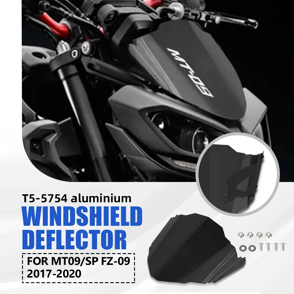 

FOR YAMAHA MT-09 MT-09 SP 2017-2018-2019-2020 Fairing Windscreen Windshield Deflector Windscreen Protector Accessories Kit FZ-09