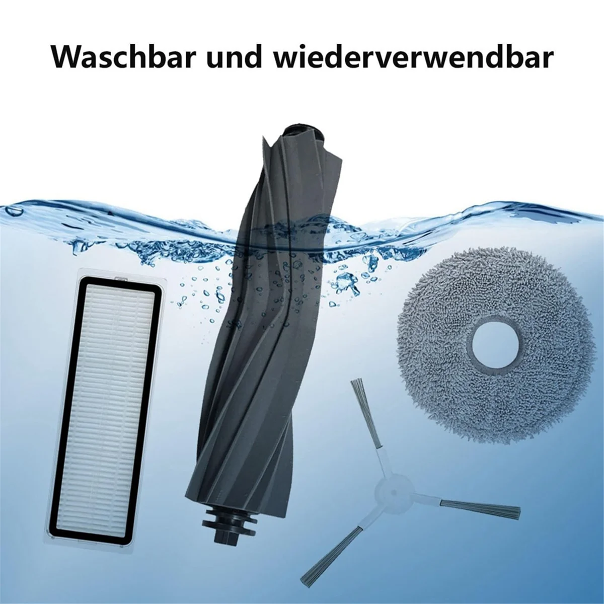 Für L10S Ultra/L10 Ultra/ X10 Plus, für L10S Pro Hauptseitenbürste HEPA-Filter Mopptuch Ersatzteile