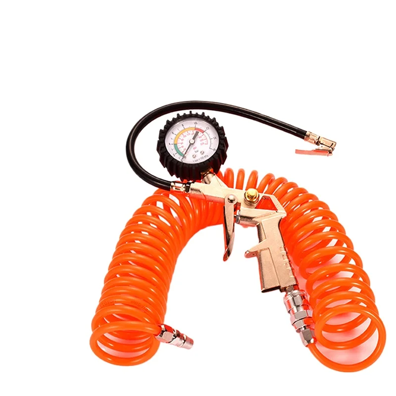 Digital Tire Pressure Gauge, Car Tire Inflator Gun Air Pump Nozzle Tyre Pressure Measuring Tool