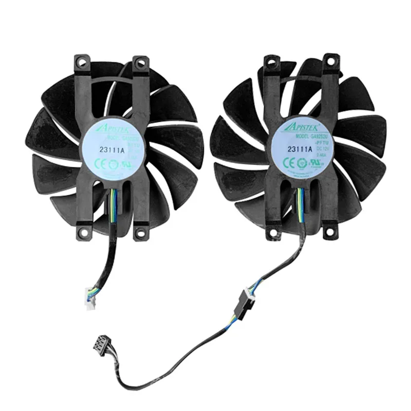 Замена вентилятора видеокарты для ZOTAC RTX 4060 4060Ti 4070 Twin Edge OC 88 мм GA92S2U 4-контактный охлаждающий вентилятор видеокарты