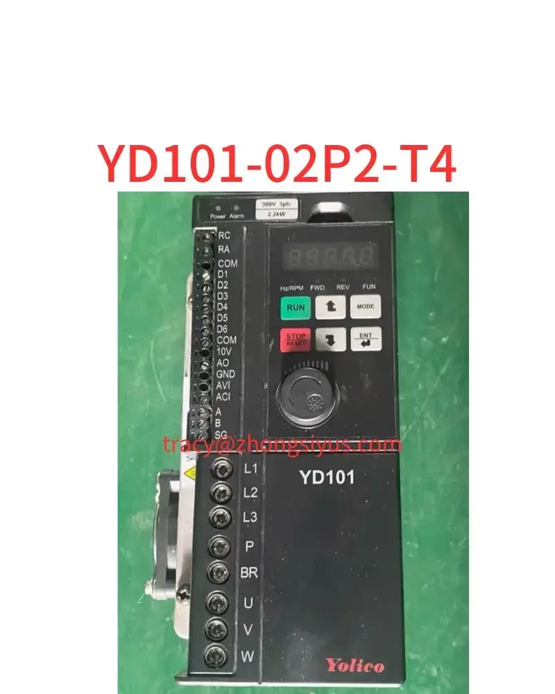 

Used frequency converter, YD101-02P2-T4,2.2 kw 380V, function package