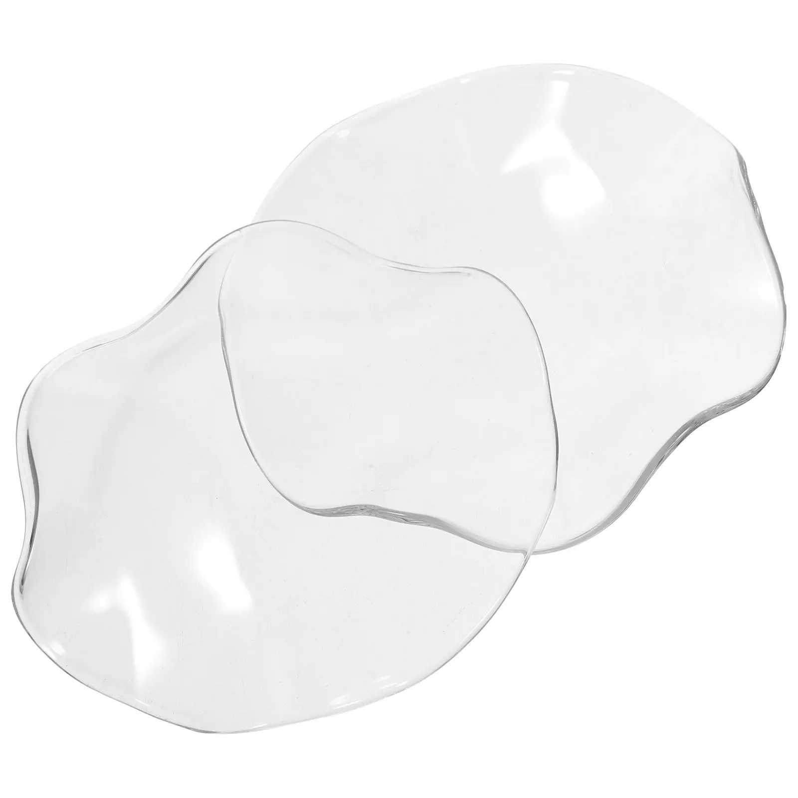 2pcs-essential-oil-plates-transparent-glass-small-plate-aromatherapy-holder-spa-essential-oil-dish-aromatherapy-storage