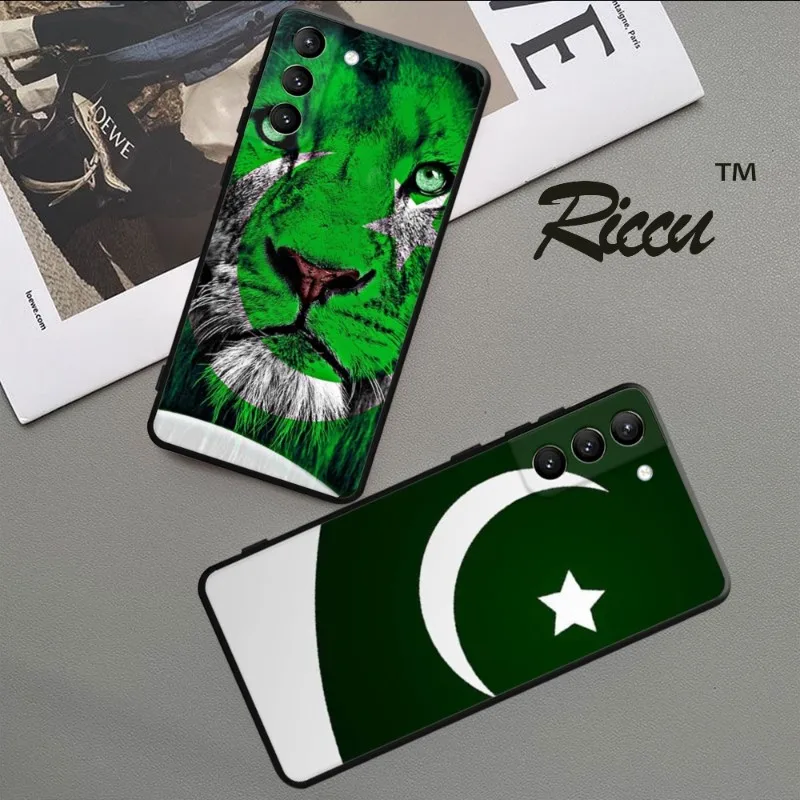 RICCU Flag Taliban Syria Phone Case for Samsung Galaxy S22 S21 S20 FE Ultra S10 S9 Plus S10e Note 20Ultra 10Plus Black Cover