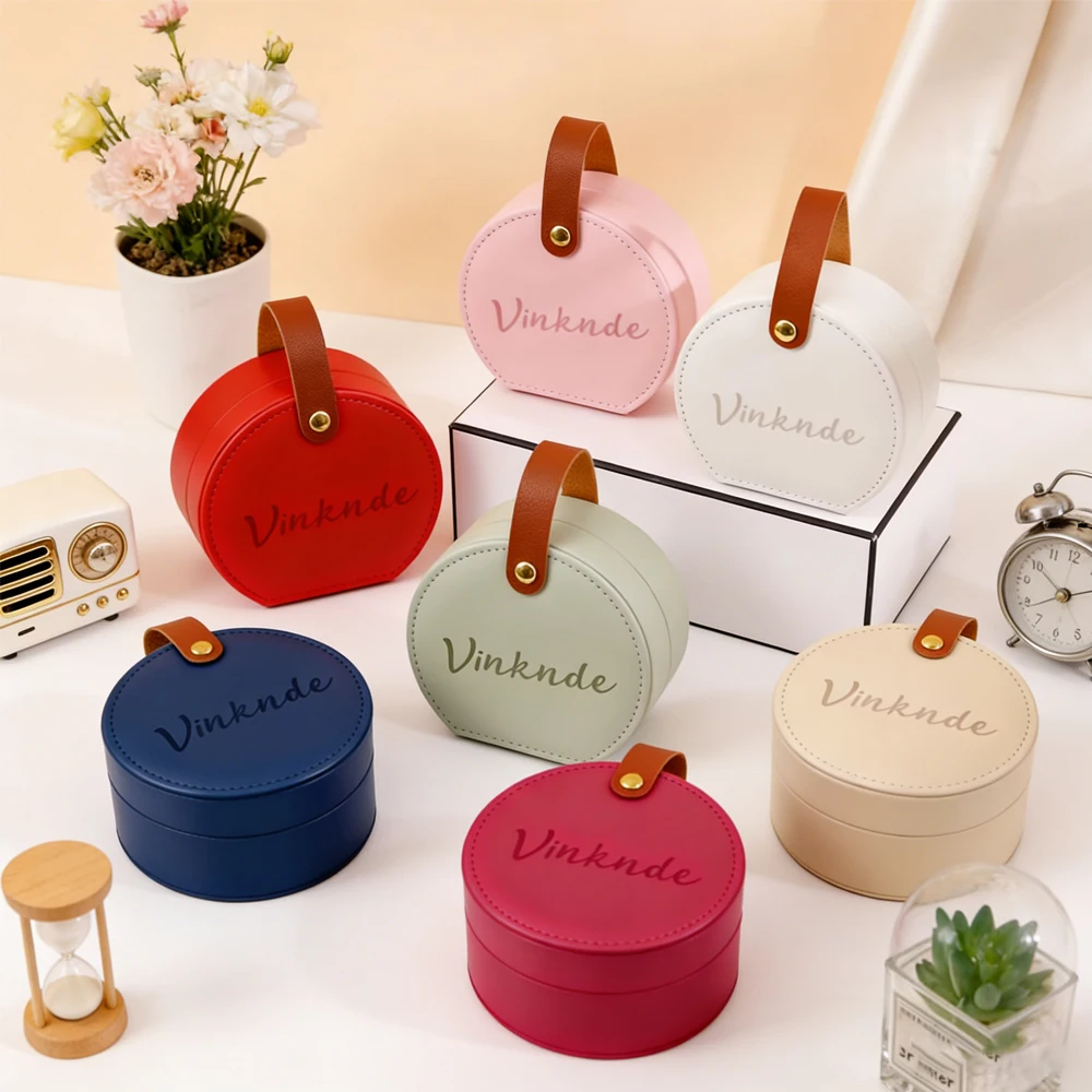 

20/30/50 шт., портативные шкатулки для драгоценностей с логотипом, органайзер, коробка для хранения, сумка, мини-серьги, ожерелье, кольцо, чехол из искусственной кожи для женщин, подарок